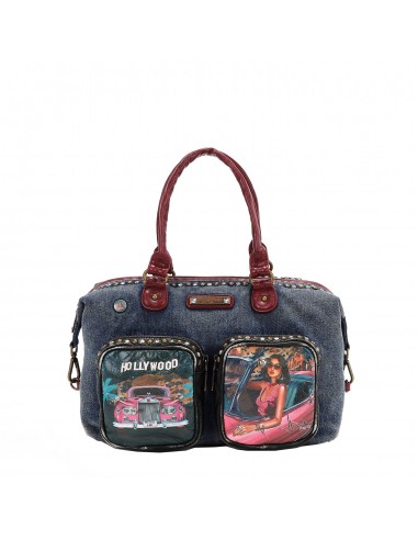 HOLLYWOOD DRIVE WASHED DENIM HANDBAG acheter